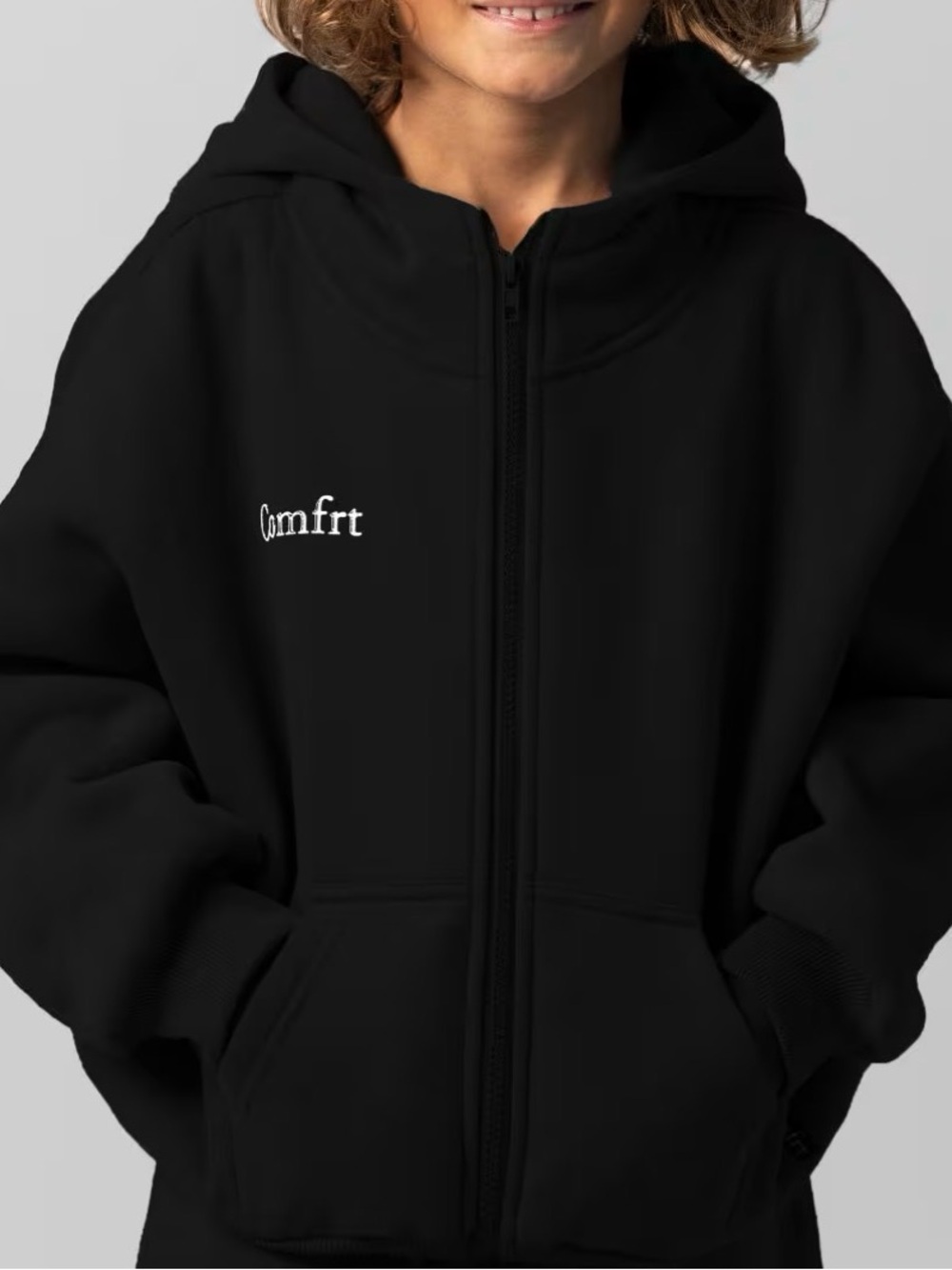Comfrt Cloud Zip Kids Hoodie